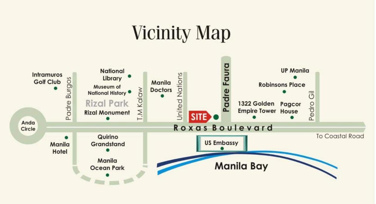 Grand Riviera Suites Comfy Condo Near Us Embassy Manila Bay Roxas Blvd Ermita 马尼拉 外观 照片